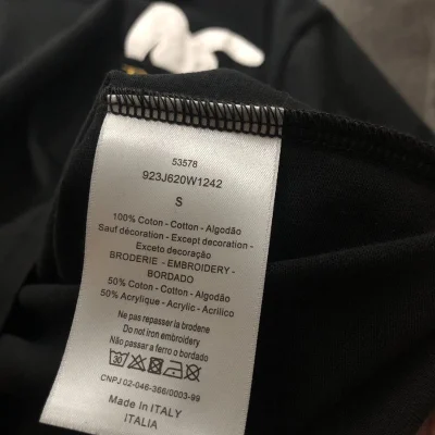 Футболка Dior Logo And Soft Patch "Black" фото № 5