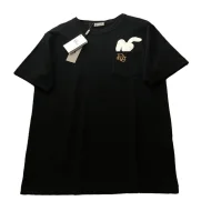 Футболка Dior Logo And Soft Patch "Black"