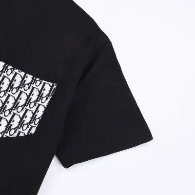 Футболка Dior Stylish Pocket With Logo Print "Black" фото № 5