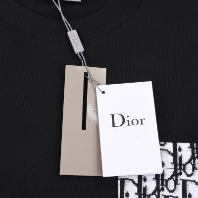 Футболка Dior Stylish Pocket With Logo Print "Black" фото № 8