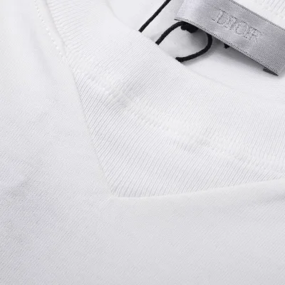 Футболка Dior Embroidered logo "White" фото № 4