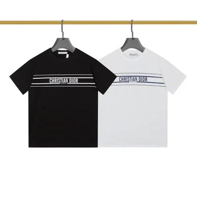 Футболка Dior Stylish Brand Lettering "White" фото № 2