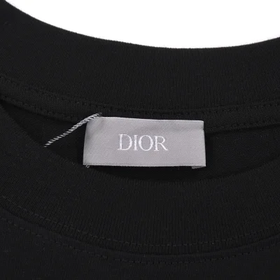 Футболка Dior Basic Collection With Small Logo "Black" фото № 6