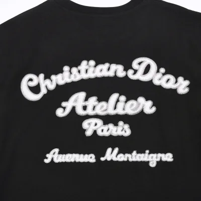 Футболка Dior The Usual Style "Black" фото № 6