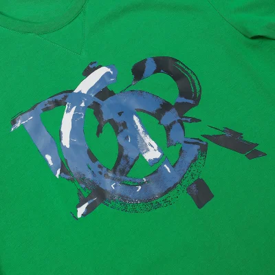 Футболка Dior With An Extraordinary Logo "Green" фото № 4