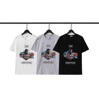 Футболка Dior Visions Of Cody Print "White" фото № 3