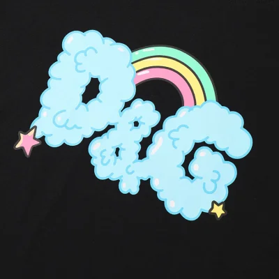 Футболка Dolce Gabbana With Print Of Clouds And Rainbow "Black" фото № 3 Футболка Dolce Gabbana With Print Of Clouds And Rainbow "Black" фото № 3