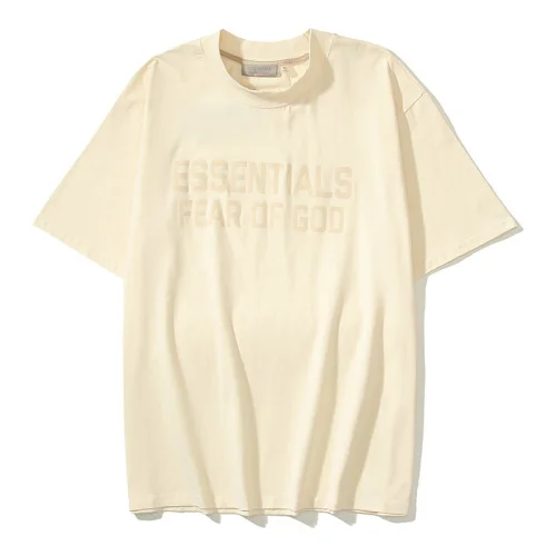 Футболка Fear Of God Logo Print "Cream"