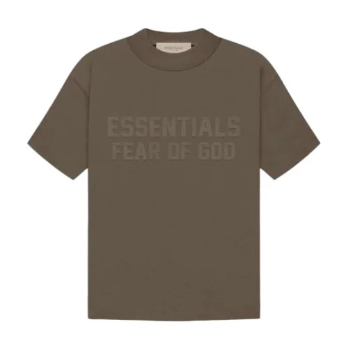 Футболка Fear Of God In Text Style "Brown"