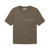 Футболка Fear Of God Cotton Logo "Brown"