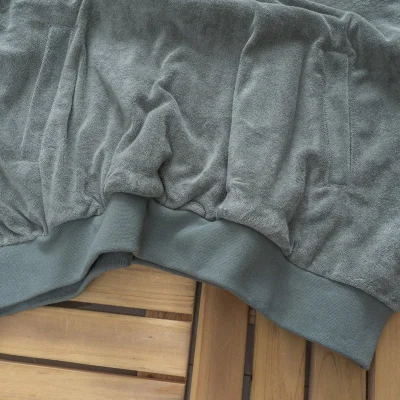 Футболка Fear of God Plain With Zipper "Blue" фото № 3