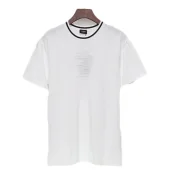 Футболка Fendi Edge Decorated By Stripe And Plain Logo "White"