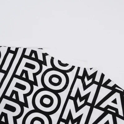 Футболка Fendi Vertical Text Of The Logo "White/Black" фото № 7