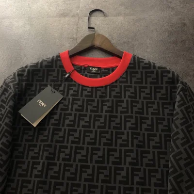 Футболка Fendi With A Red Collar "Black" фото № 6 Футболка Fendi With A Red Collar "Black" фото № 6