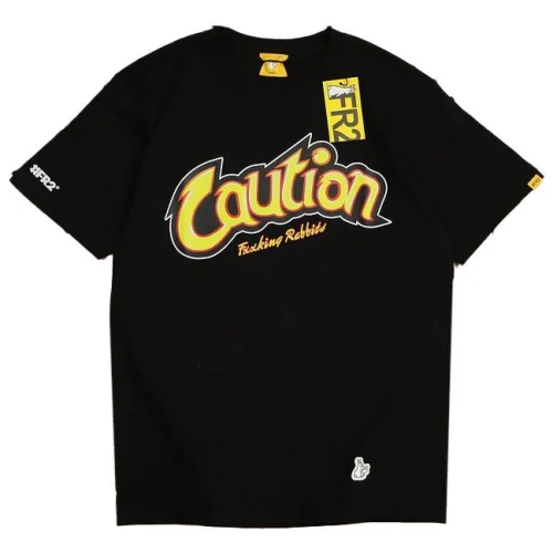 Футболка FR2 Text Caution "Black"