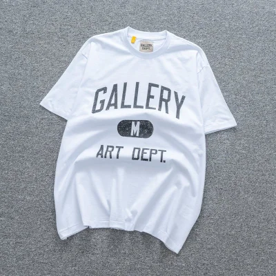 Футболка Gallery Dept With Size Print "White" фото № 2
