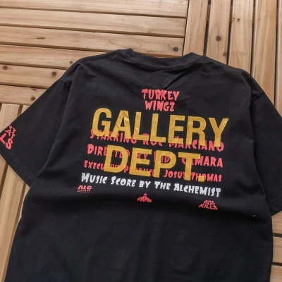 Футболка Gallery Dept Front Inscription Turkey Wingz "Black" фото № 8