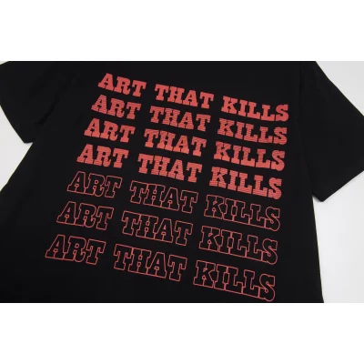 Футболка Gallery Dept Red Frontside Print Art That Kills "Black" фото № 2