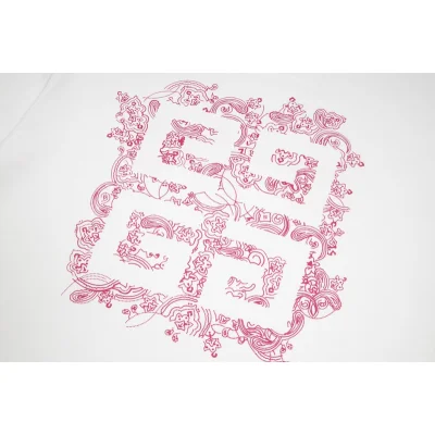 Футболка Givenchy Inscription In The Center "White" фото № 2