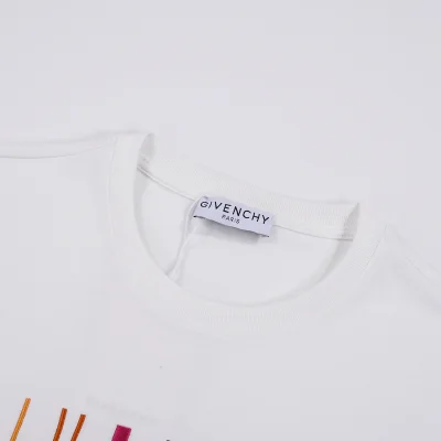 Футболка Givenchy Logo Divided By Hearts "White" фото № 5