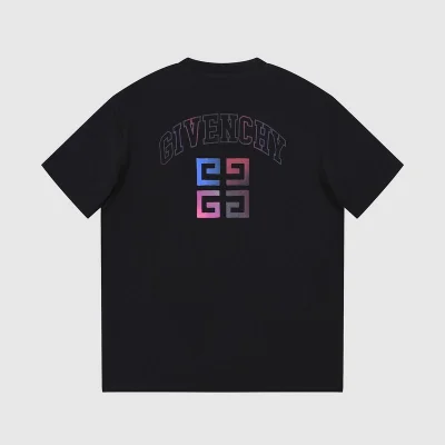 Футболка Givenchy With Gradient Logo "Black" фото № 4