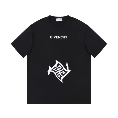 Футболка Givenchy Silhouettes Of People On The Logo "Black"