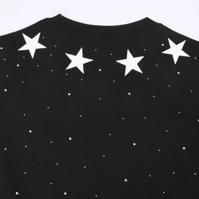 Футболка Givenchy Stars And Rhinestones Print "Black" фото № 9