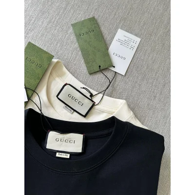 Футболка Gucci Logo And Smile "Black" фото № 6