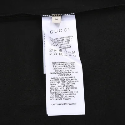 Футболка Gucci X Adidas With Bright Emblem "Black" фото № 8