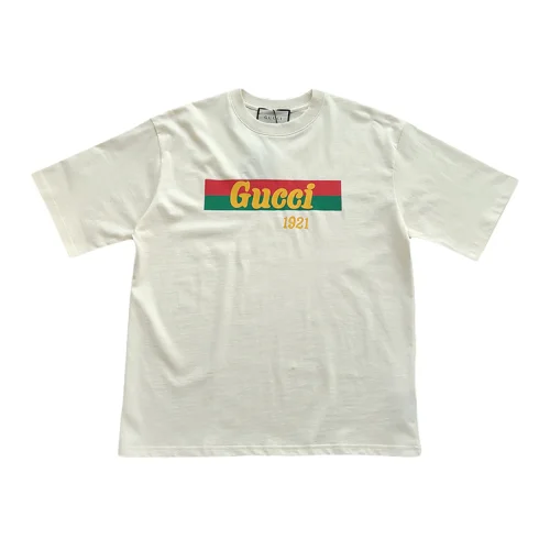 Футболка Gucci Two Stripes Of Color And Logo "White"