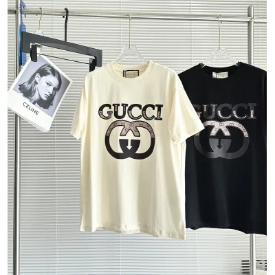 Футболка Gucci Made Of Cotton With Brand Print "Cream" фото № 5 Футболка Gucci Made Of Cotton With Brand Print "Cream" фото № 5