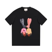 Футболка Gucci Lovebirds Hares Print "Black"
