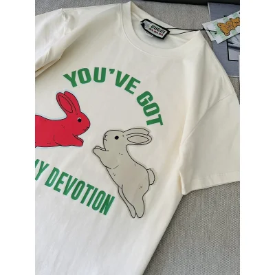 Футболка Gucci My Devotion Logo "Cream" фото № 5 Футболка Gucci My Devotion Logo "Cream" фото № 5