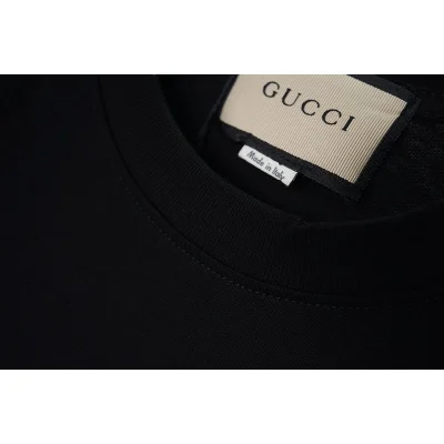 Футболка Gucci Red Logo With Ribbon "Black" фото № 8
