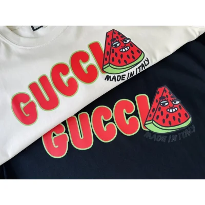 Футболка Gucci Piece Of Watermelon "Black" фото № 3