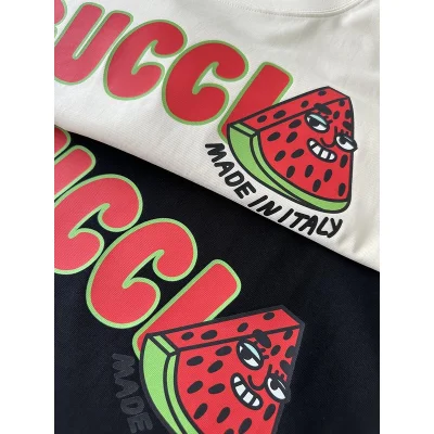 Футболка Gucci Piece Of Watermelon "Black" фото № 4