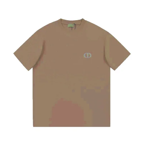 Футболка Gucci Embroidery Brand Logo "Brown"