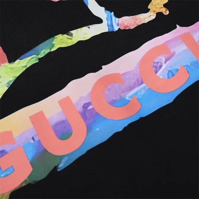 Футболка Gucci Colorful Bear Symbol Front "Black" фото № 4 Футболка Gucci Colorful Bear Symbol Front "Black" фото № 4