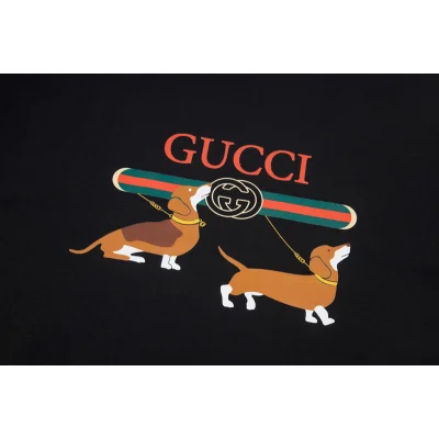 Футболка Gucci Two Dogs "Black" фото № 3 Футболка Gucci Two Dogs "Black" фото № 3