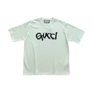 Футболка Gucci With Logo Print "White"