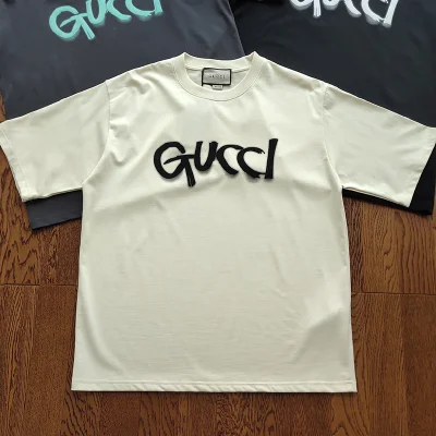 Футболка Gucci With Logo Print "White" фото № 4