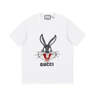 Футболка Gucci Embroidered Hare Print "White"