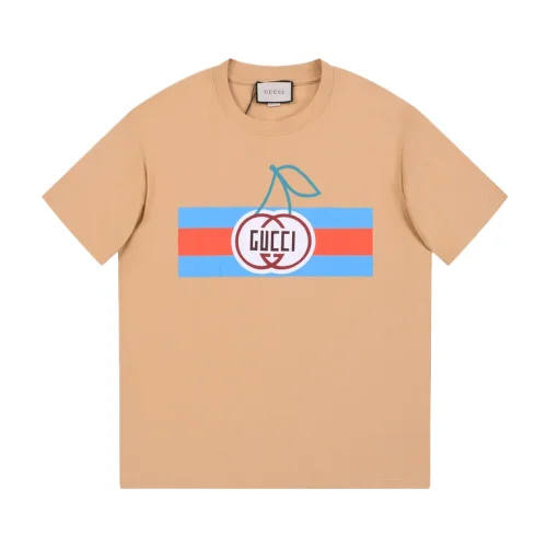 Футболка Gucci Cherry Logo "Brown"