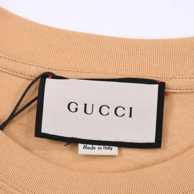 Футболка Gucci Cherry Logo "Brown" фото № 2