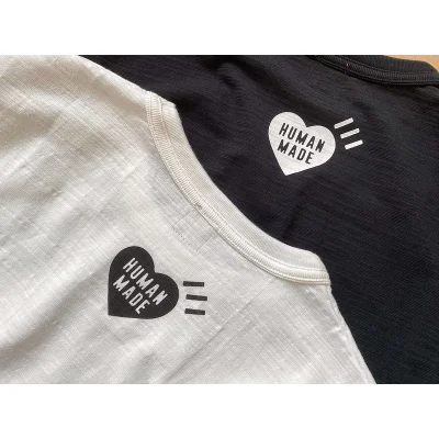 Футболка Human Made With Heart Print "White" фото № 3