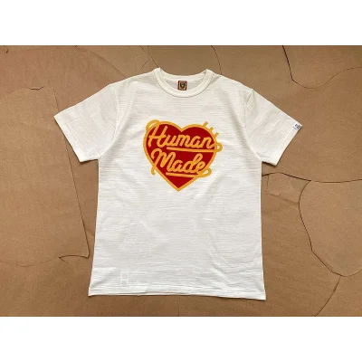 Футболка Human Made With Heart Print "White" фото № 4