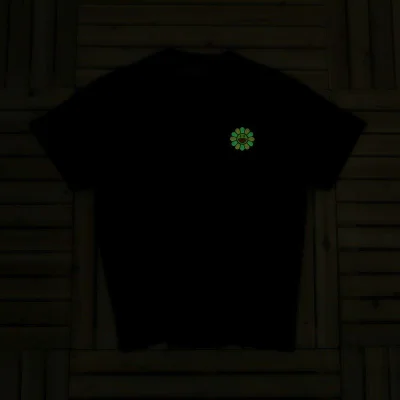 Футболка JBalvin Flower With Pink Petals "Black" фото № 8