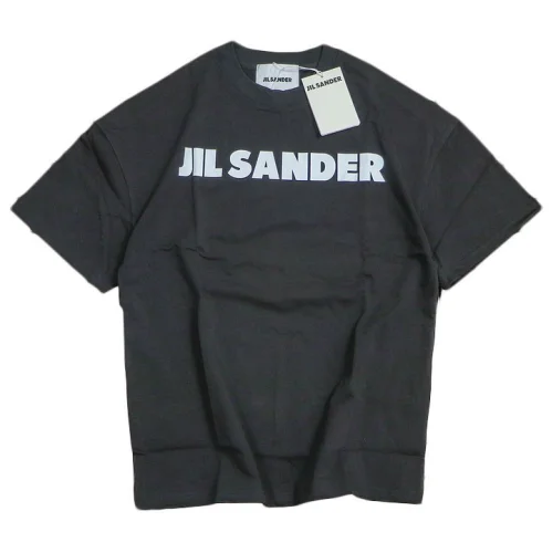 Футболка Jil Sander Wide Front Logo "Black"