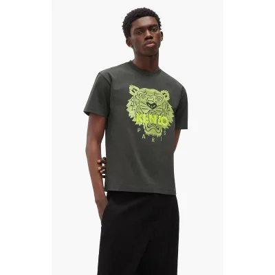Футболка Kenzo Tiger Print "Gray" фото № 6