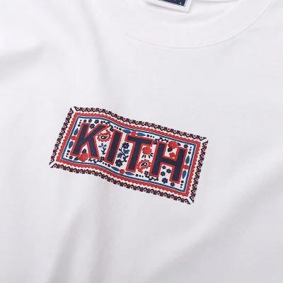 Футболка Kith Embroidery Logo "White" фото № 8